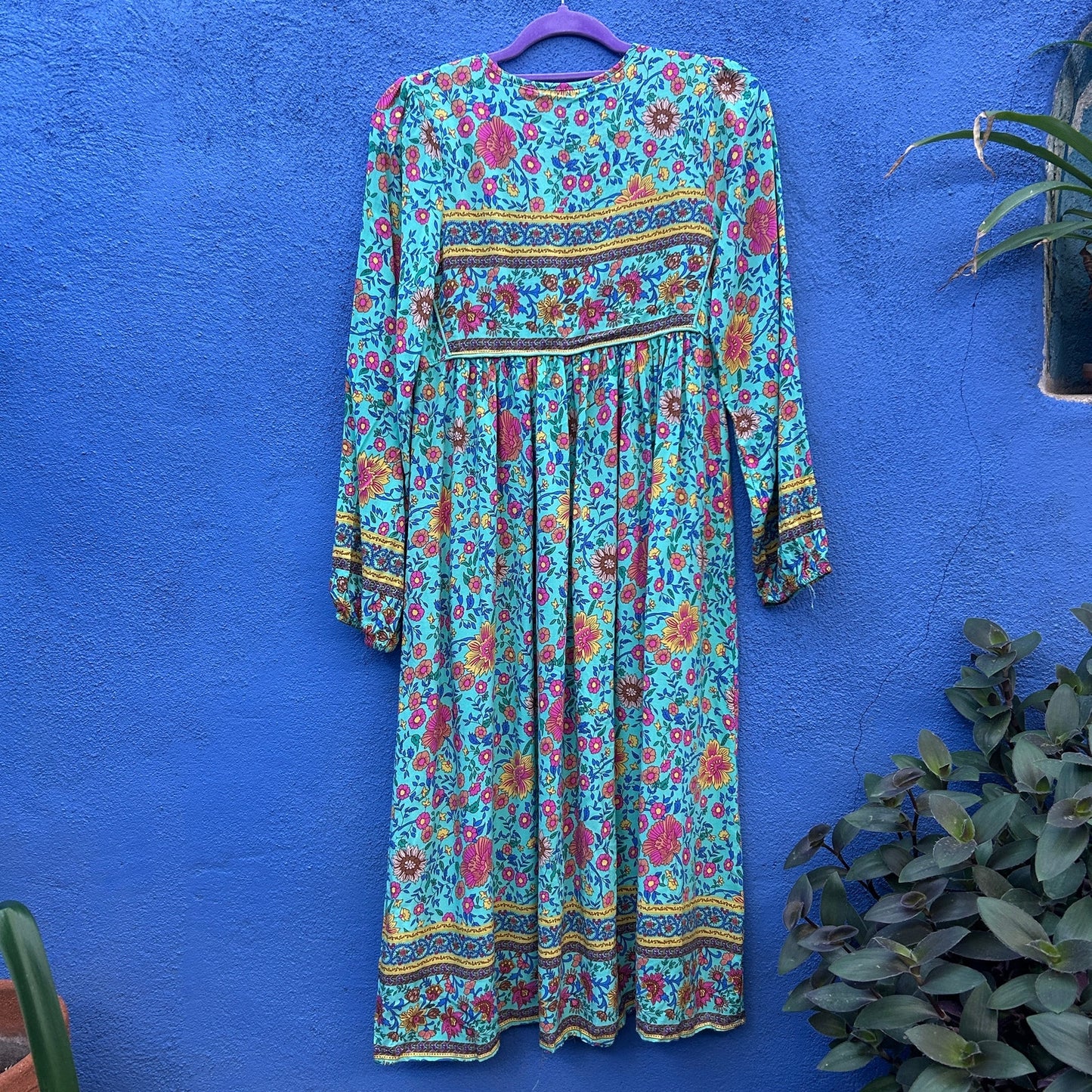 r vivimes blue tasseled boho nap dress