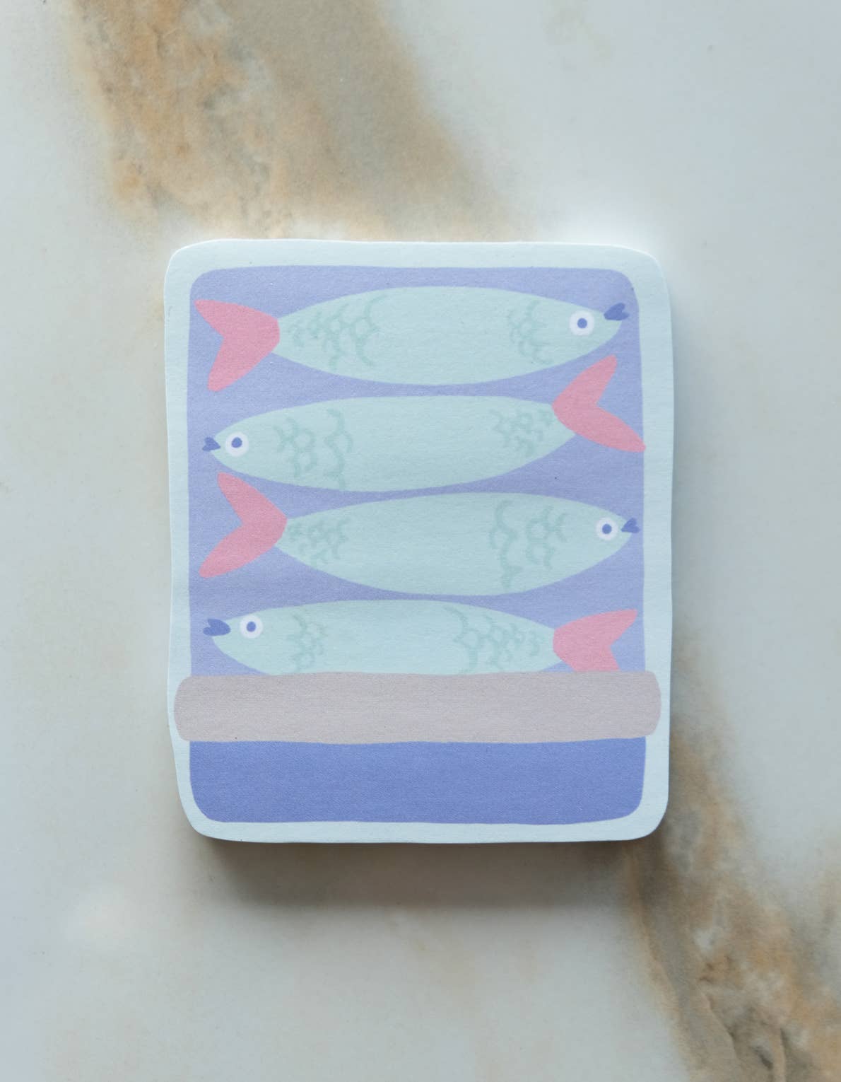 Die-Cut Sticky Notepad | Tinned Fish | Idlewild Co.