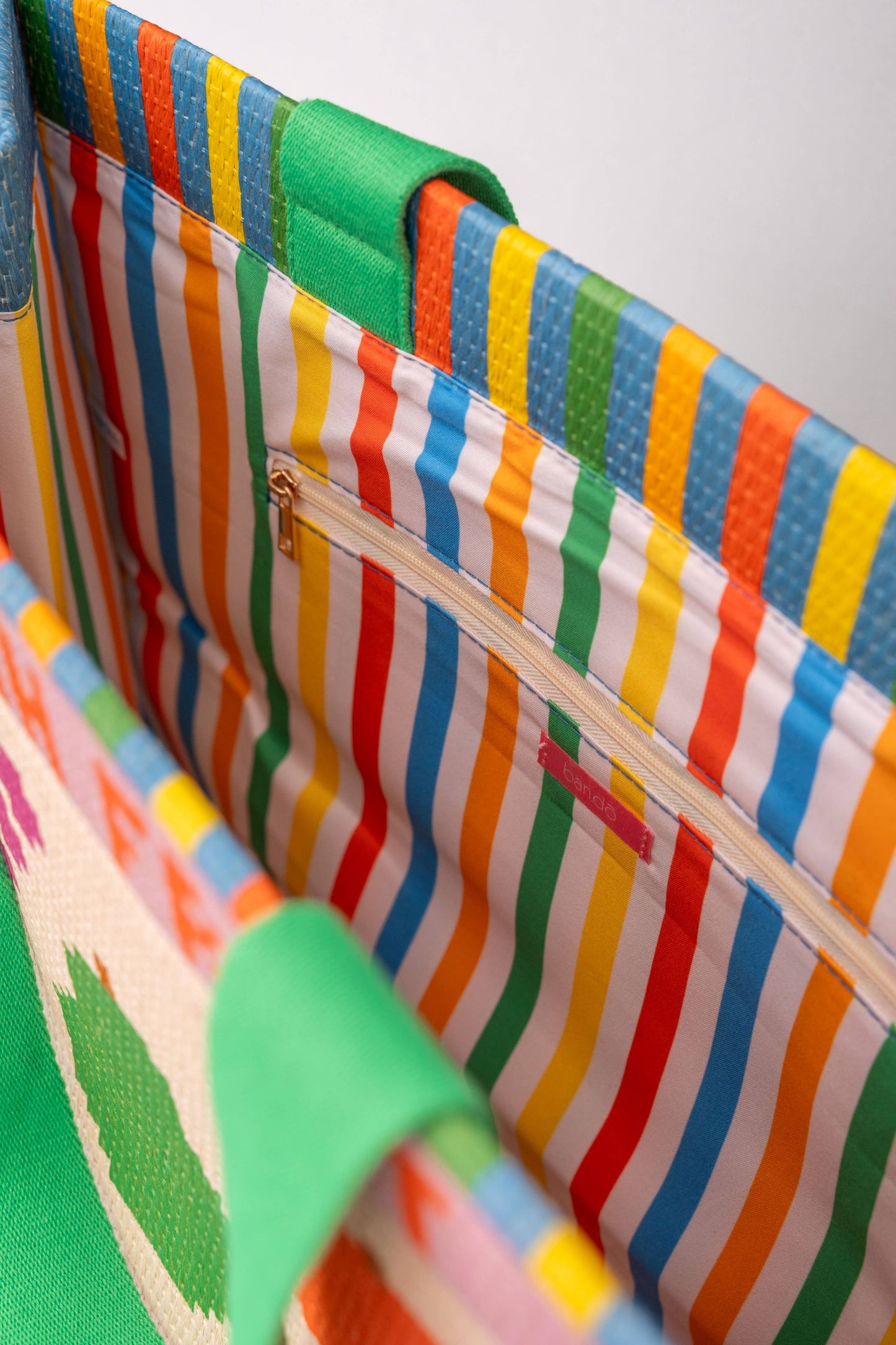 Fruit Tiles Rattan Market Bag | Ban.do