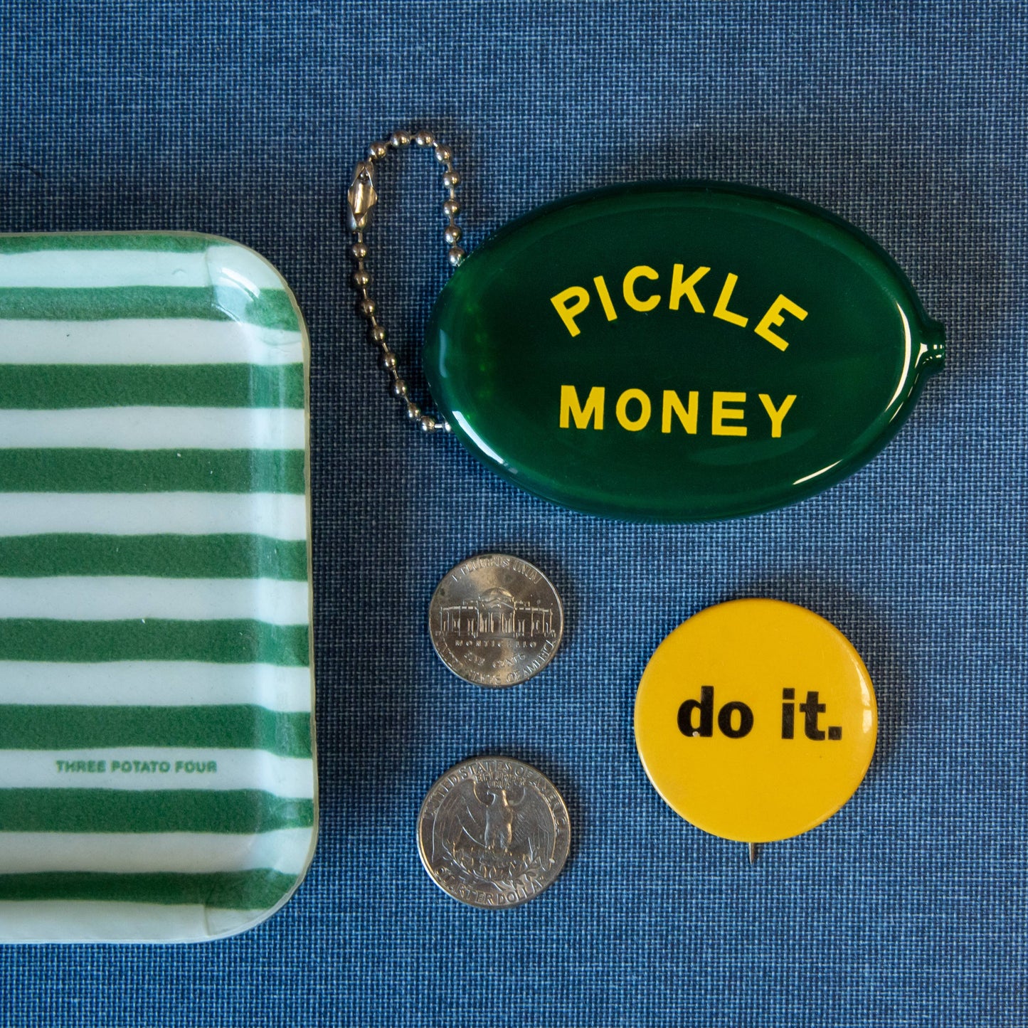 Pickle Money Coin Pouch - Three Potato Four