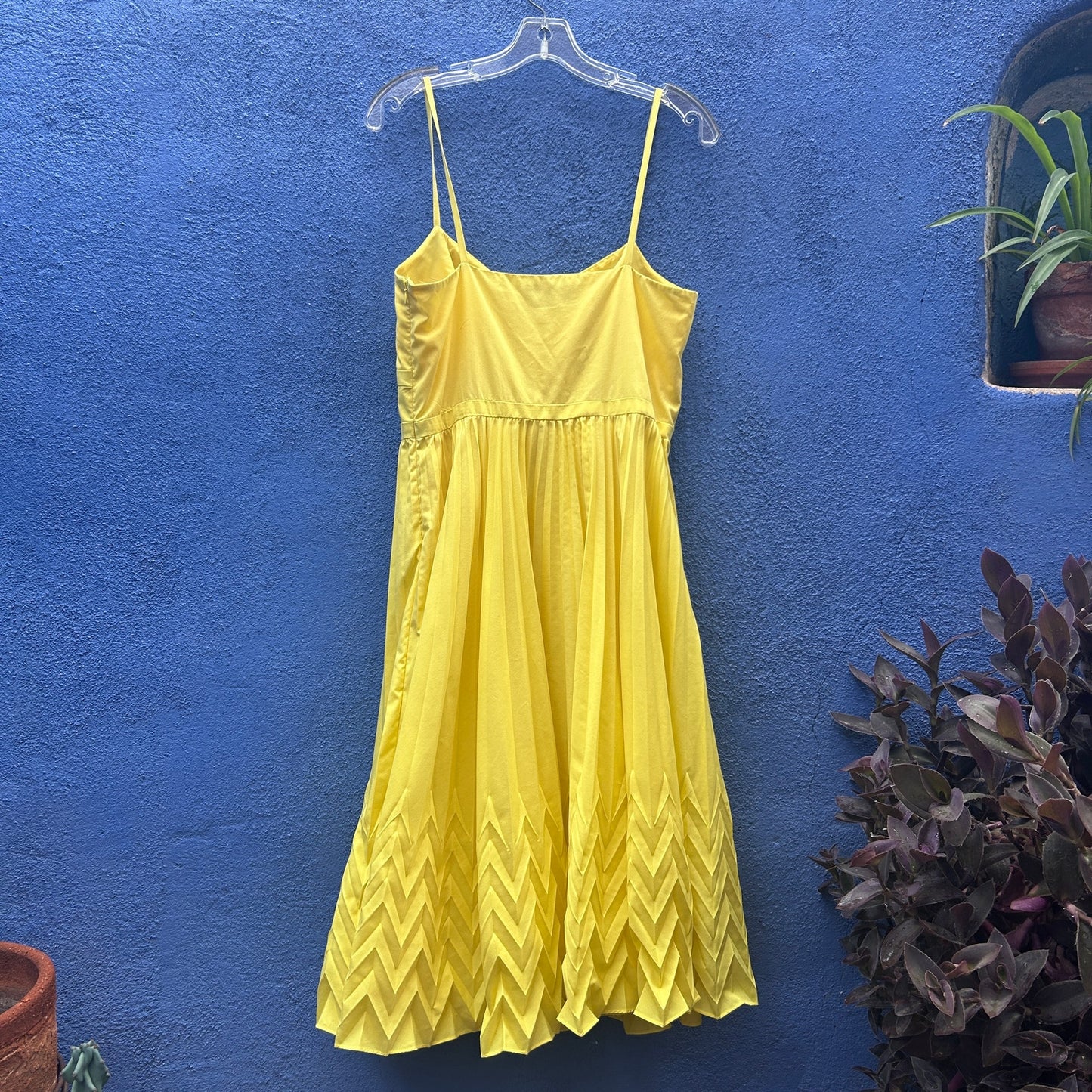 liz claiborne yellow cotton sundress