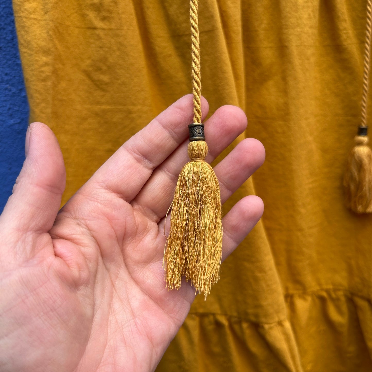 knox rose mustard cotton sweet little dress