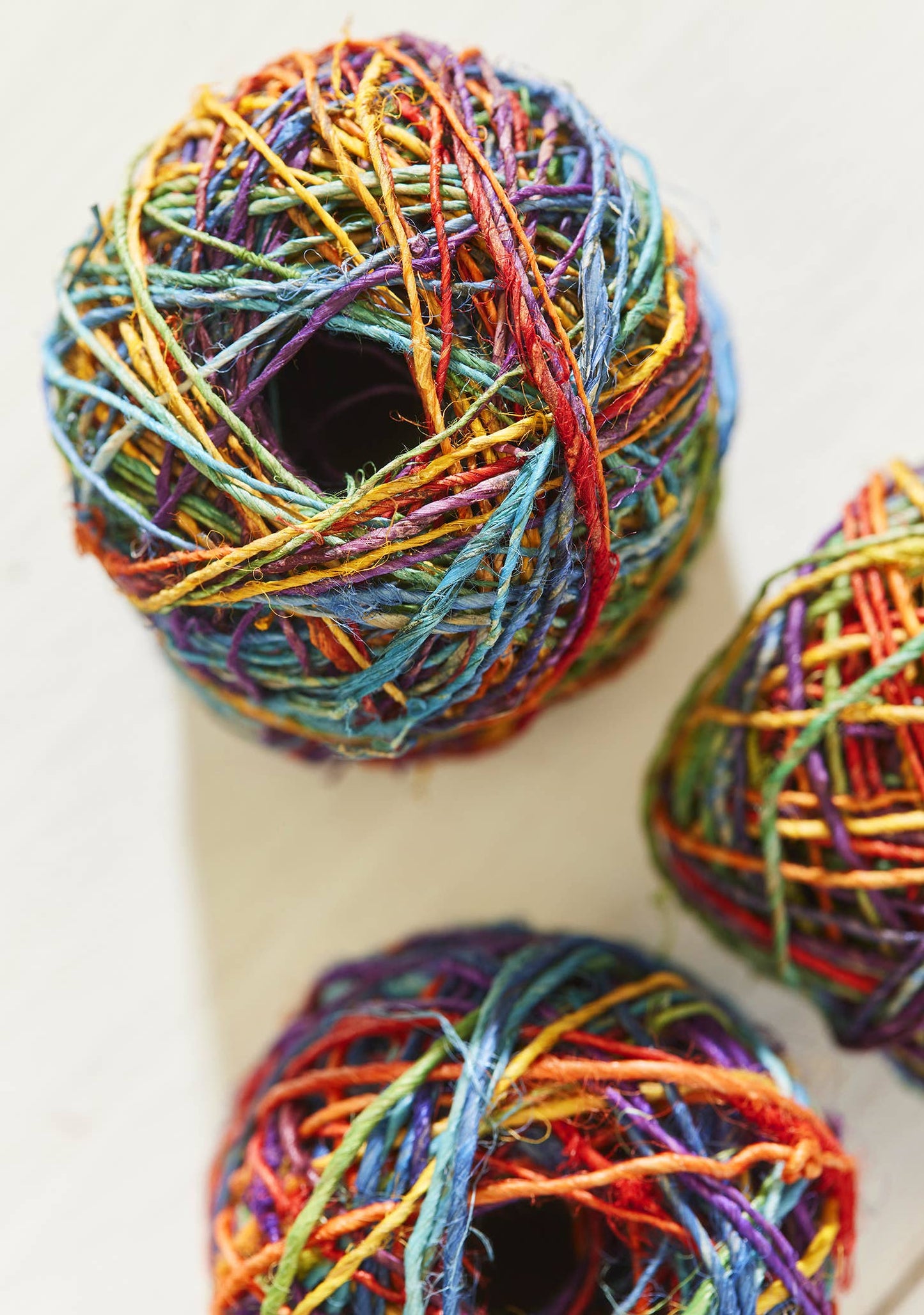 Rainbow Hemp Twine Yarn 20g | Namaste